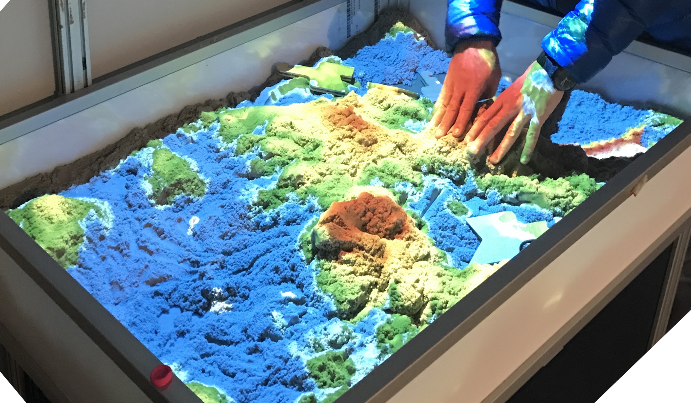 interface tangible dites AR sandbox